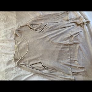 Vintage Havana Tops - VINTAGE HAVANA RIBBED LONG SLEEVE (OATMEAL) Vintage Havana Tops - VINTAGE HAVANA RIBBED LONG SLEEVE (OATMEAL)